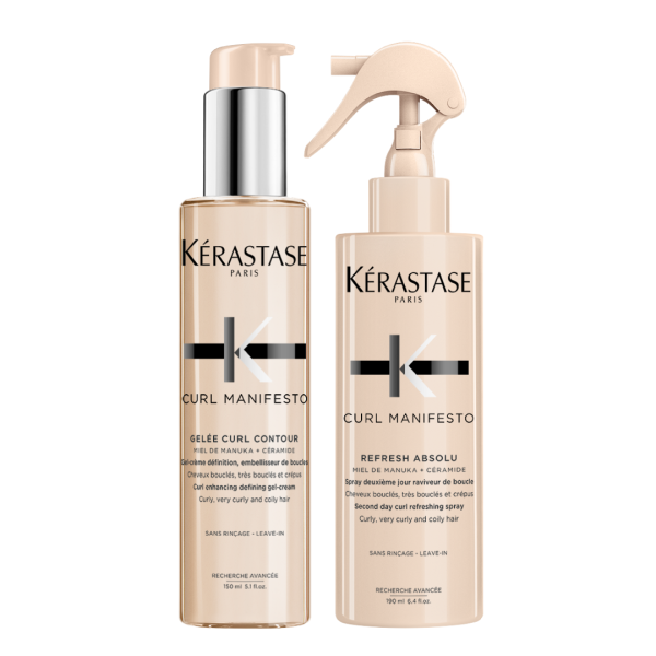 Gel y Spray refrescante de Rizos - Curl Manifesto Kerastase