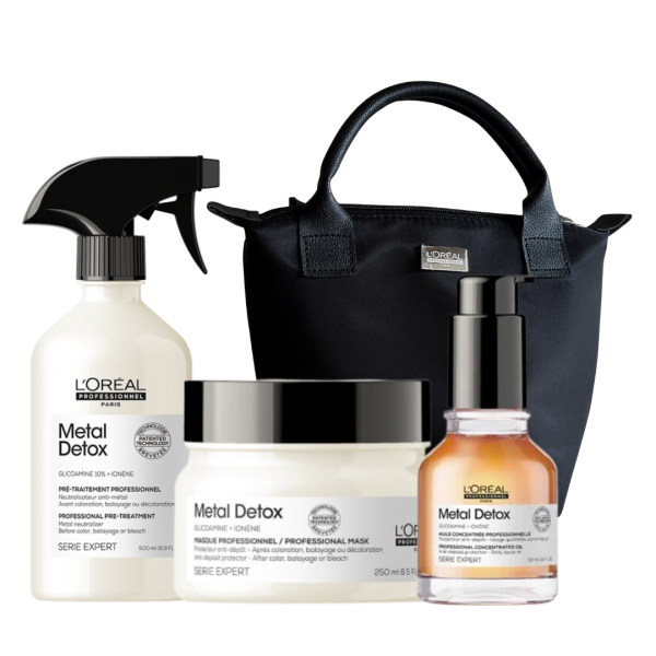 Kit Navideño Loreal Metal Detox - Pre tratamiento Profesional