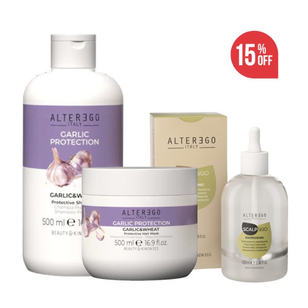 Kit Navideño Alterego Linea Protectora de Ajo + Tonico Capilar