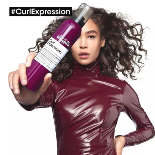 Crema Mousse 10 en 1 beneficios Curl Expresion Loreal