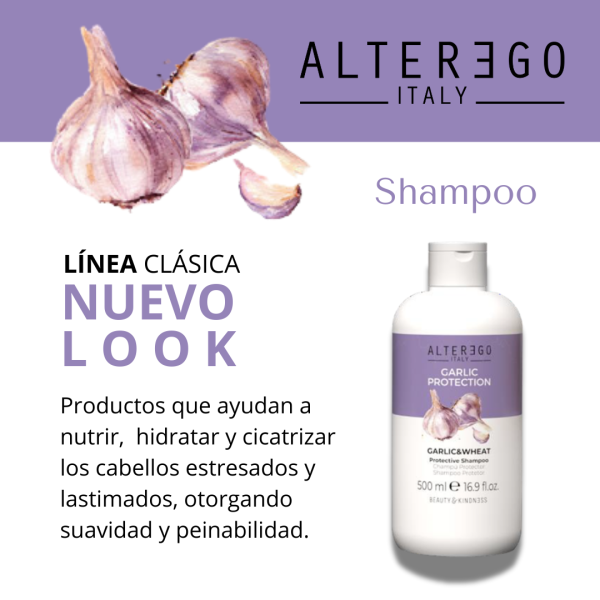 Shampoo de Ajo Protector Alterego 500ml