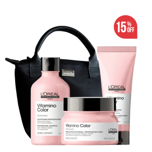 Kit Navideño Vitamino Color con Cosmetiquera