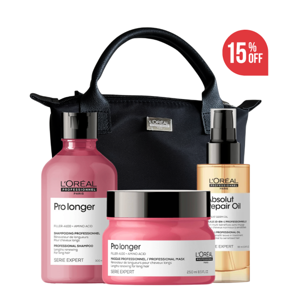 Kit Navideño Prolonger Loreal Pro con Cosmetiquera