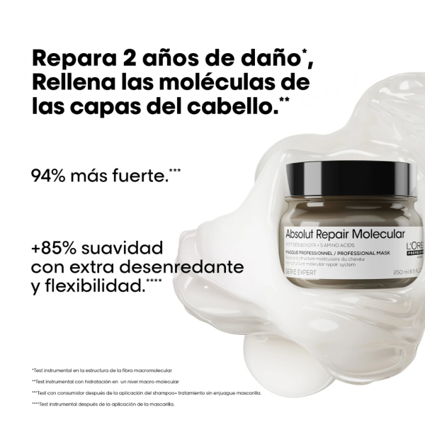 Shampoo y Mascarilla Loreal Molecular