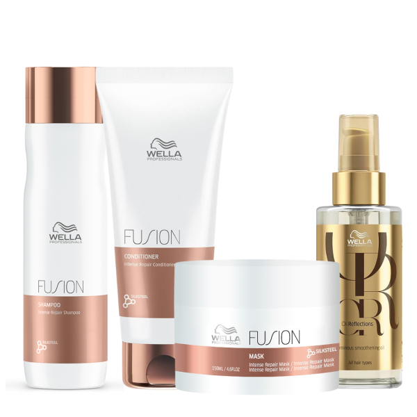 Rutina Wella Fusion x3 + Oleo 100ml
