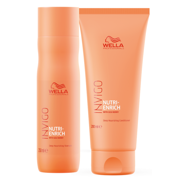 Duo de Nutricion Ligera Wella Nutri-Enrich Shampoo 250ml + Acond 200ml