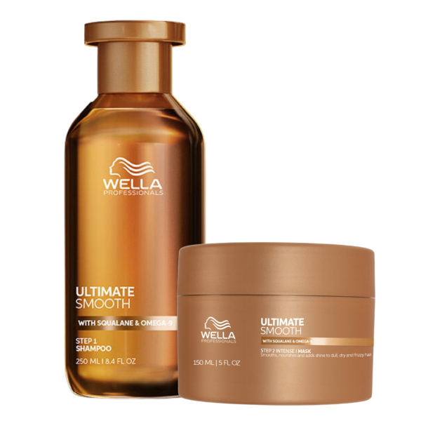 Duo Wella Ultimate Smooth Shampoo 250ml y Mascarilla 150ml