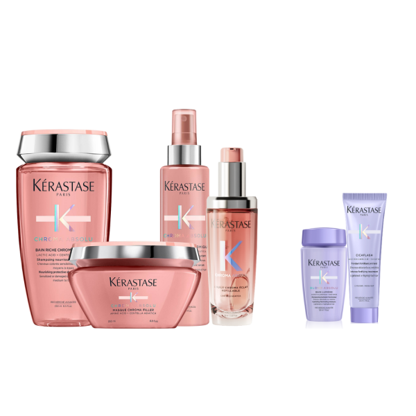 Kits Navideños Kerastase Chroma Absolut con Obsequio Viajero