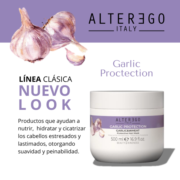 Mascarilla Garlic Proctection - Ajo y Trigo Alterego 500ml