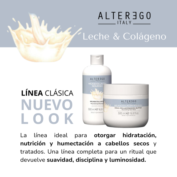 Duo Nutritivo Leche y Colageno Alterego 500ml