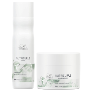 Duo Nutri Curl Shampoo y Mascarilla Wella Pofessionals