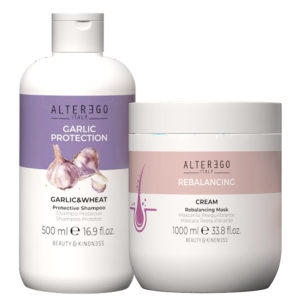 Shampoo de Ajo Protector y Mascarilla Rebalancing